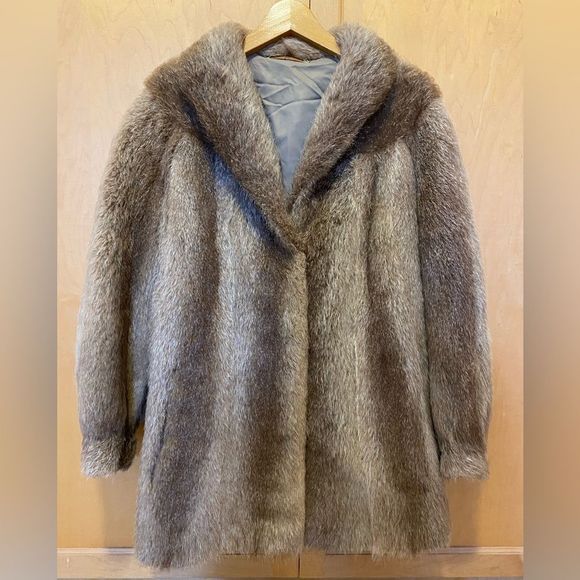 Genuine vintage mink fur coat 1960s real fur jacket rare - Picture 8 of 9